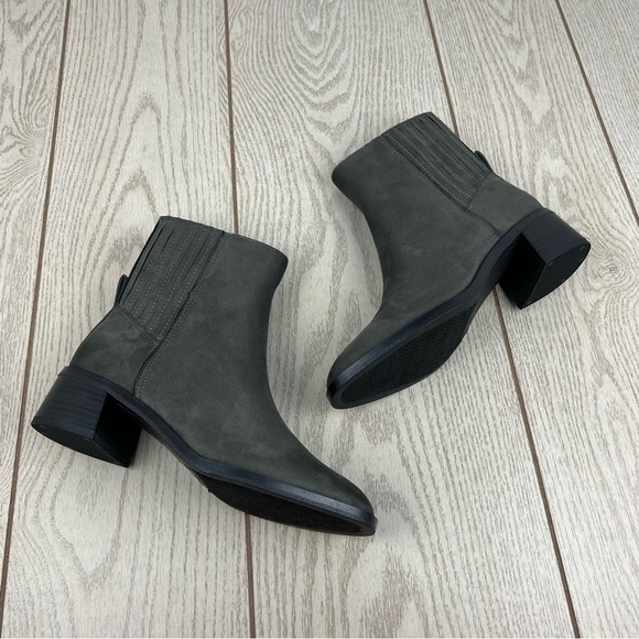 Style & Co Women's Orleyy Zip Dress Booties 8M Dark Grey MC - Picture 3 of 9